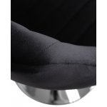 Набор 2 шт Стул барный DOBRIN CHARLY, черный велюр (MJ9-101)