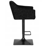 Набор 2 шт Стул барный DOBRIN RALF, черный твид (LEO18)
