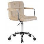 Набор 2 шт Офисное кресло для персонала DOBRIN TERRY, бежевый велюр (MJ9-10)