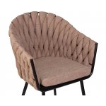 Набор 2 шт Стул обеденный DOBRIN MATILDA, коричневая ткань (LAR 275-3)