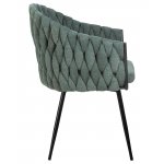 Набор 2 шт Стул обеденный DOBRIN MATILDA, зеленая ткань (LAR 275-23)