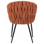 Набор 2 шт Стул обеденный DOBRIN MATILDA, оранжевая ткань (LAR 275-27)