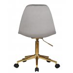 Набор 2 шт Офисное кресло для персонала DOBRIN MONTY GOLD, серый велюр (MJ9-75)