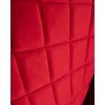 Набор 2 шт Стул обеденный DOBRIN ROBERT, черные матовые ножки, велюр V108-37 Бордовый