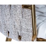 Стул барный DOBRIN EMMA GOLD, белый PU (T-01), белая ткань (F-49) Стул барный DOBRIN EMMA GOLD, белый PU (T-01), белая ткань (F-49)