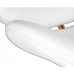 Набор 2 шт Кресло дизайнерское DOBRIN EMILY, белый винил YP17, золотое основание