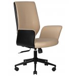 Офисное кресло для руководителей DOBRIN MAXWELL, кремово-черный