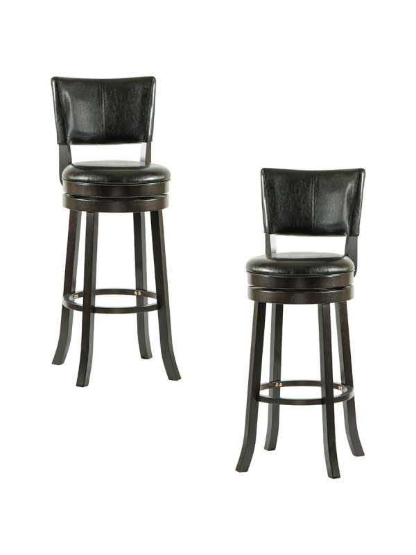 Набор 2 шт Стул барный DOBRIN JOHN BAR, капучино, чёрный