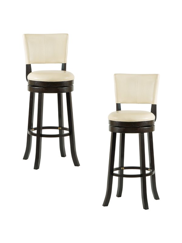 Набор 2 шт Стул барный DOBRIN JOHN BAR, капучино, кремовый