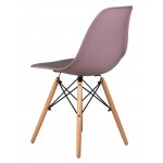 Набор 4 шт Стул обеденный DOBRIN DSW, ножки светлый бук, цвет сиреневый (P-04)