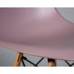 Набор 4 шт Стул обеденный DOBRIN DSW, ножки светлый бук, цвет сиреневый (P-04)