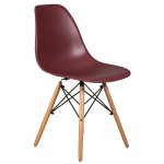 Набор 4 шт Стул обеденный DOBRIN DSW, ножки светлый бук, цвет сливовый (R-13)