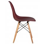 Набор 4 шт Стул обеденный DOBRIN DSW, ножки светлый бук, цвет сливовый (R-13)