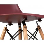 Набор 4 шт Стул обеденный DOBRIN DSW, ножки светлый бук, цвет сливовый (R-13)