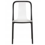 Стул обеденный DOBRIN ADAM, черный/белый