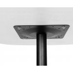 Стол обеденный DOBRIN OTIS, белая столешница, черное основание