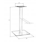 Подстолье обеденное DOBRIN JOSIE