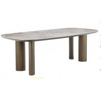 Стол ГАРДЕ (GARDE) 239 цвет БЕЖЕВЫЙ МРАМОР CA036, керамика / коричневый, ®DISAUR Стол ГАРДЕ (GARDE) 239 цвет БЕЖЕВЫЙ МРАМОР CA036, керамика / коричневый, ®DISAUR