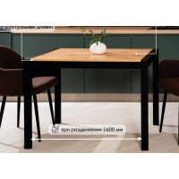 Стол ЭТНО 112 цвет САБИЯ / Черный каркас М-City