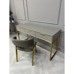 Стул обеденный Аманда DC-1115, бежевый/золотой