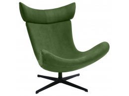 Кресло TORO зеленый, искусственная замша