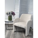 Кресло CUBE AT5139-09 Св. бежевый, ткань/каркас металл в тканевой обивке AT5139-09 ®DISAUR