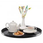 Кофейный столик Moon 45x51см, чёрный