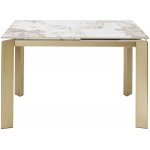 Стол CORNER 120 GLOSS LUXURY PANDORA SOLID CERAMIC / шампань, ®DISAUR