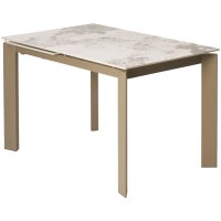 Стол CORNER 120 GLOSS LUXURY PANDORA SOLID CERAMIC / TAUPE, ®DISAUR