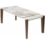 Стол ESMIR 160 GLOSS LUXURY PANDORA SOLID CERAMIC/орех, ®DISAUR