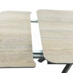 Стол Arthur раскладной 120-184x80x75см, керамогранит Dukale Henna, чёрный Стол Arthur раскладной 120-184x80x75см, керамогранит Dukale Henna, чёрный