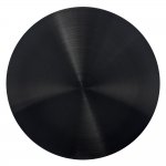 Кофейный столик Angel 40x55см, чёрный мрамор, металл