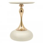 Кофейный столик Angel 40x55см, белый, металл