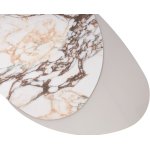 Стол кофейный NIKLAS TL-312 испанская керамика, стекло / МДФ окраш. /темно-серый МДФ каркас ®DISAUR