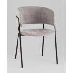 Кресло Нэлли New, букле светло-серый