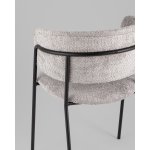 Кресло Нэлли New, букле светло-серый