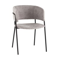 Кресло Нэлли New, букле светло-серый