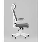 Кресло офисное TopChairs Airone серый ткань