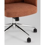 Кресло офисное TopChairs Neoma терракотовый ткань