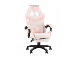 Кресло спортивное TopChairs MG-7019 букле бело-розовый Кресло спортивное TopChairs MG-7019 букле бело-розовый