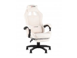 Кресло спортивное TopChairs MG-7019 букле белый Кресло спортивное TopChairs MG-7019 букле белый