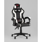 Кресло спортивное TopChairs Shadow черно-белый