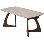 Стол DAKAR 180 GLOSS AMBER JADE SOLID CERAMIC / Орех, ®DISAUR Стол DAKAR 180 GLOSS AMBER JADE SOLID CERAMIC / Орех, ®DISAUR