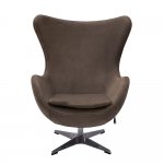Кресло EGG STYLE CHAIR латте, искусственная замша FR 0647
