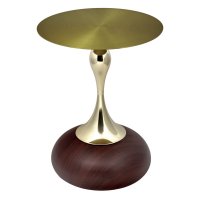 Кофейный столик Angel 40x55см, металл под дерево