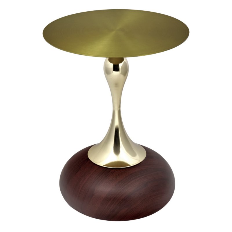 Кофейный столик Angel 40x55см, металл под дерево