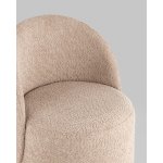 Пуф Loreen вращающийся букле капучино