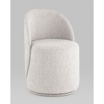 Пуф Loreen вращающийся букле светло-серый