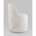 Пуф Loreen вращающийся букле светло-серый