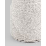 Пуф Loreen вращающийся букле светло-серый